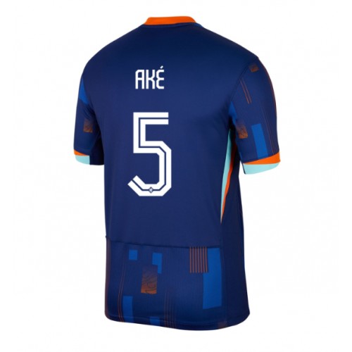 Dres Nizozemska Nathan Ake #5 Gostujuci EP 2024 Kratak Rukav